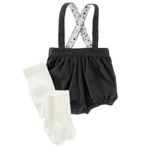 Oshkosh girls suspender bubble shorts